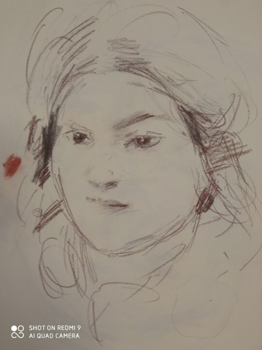 The other photo of the French student ‘s portrait