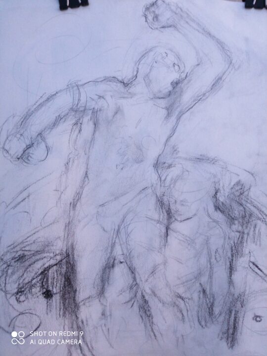 The new progress of the preparatory drawing for the lessons in July