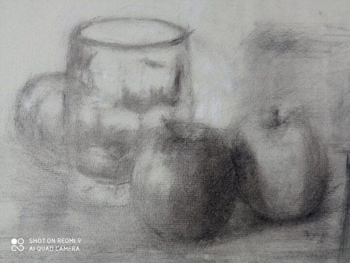 The new progress of the Still Life drawing