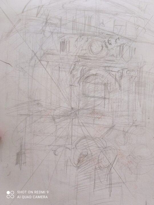 The new progress of the new sketch at The Louvre Palace