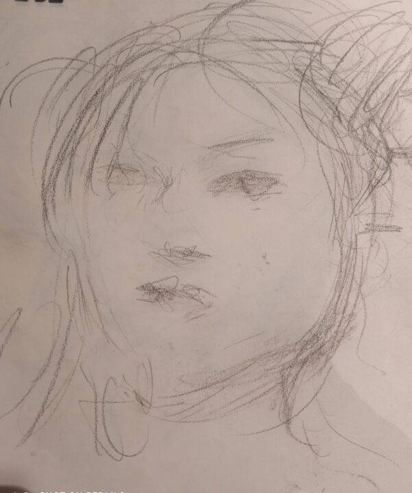 The very quick sketch of the student in Paris