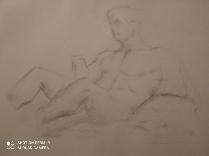 The new progress of the new drawing interpretation during the online drawing lesson I teach