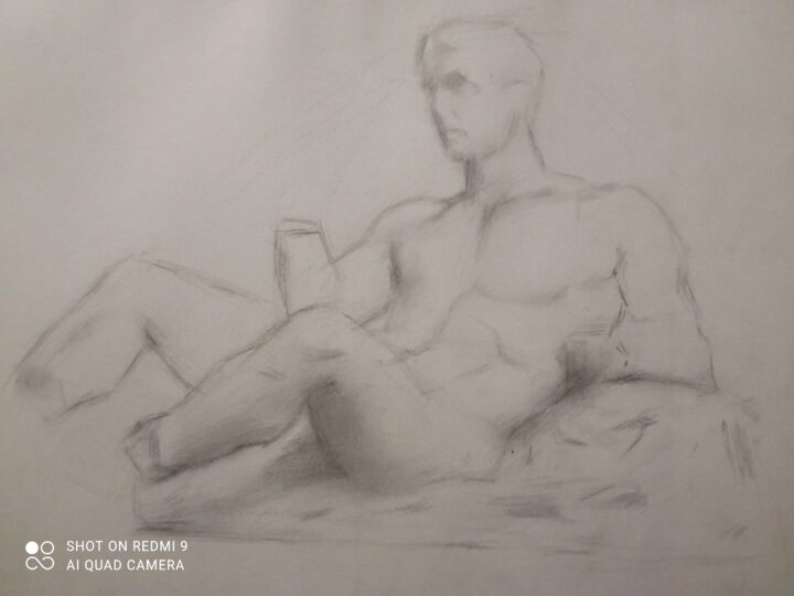 The new progress of the new drawing interpretation during the online drawing lesson I teach