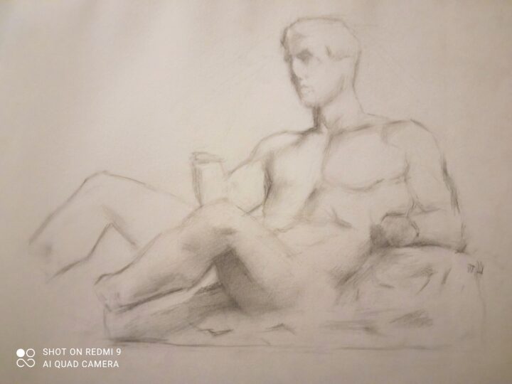 The new progress of the new drawing interpretation during the online drawing lesson I teach