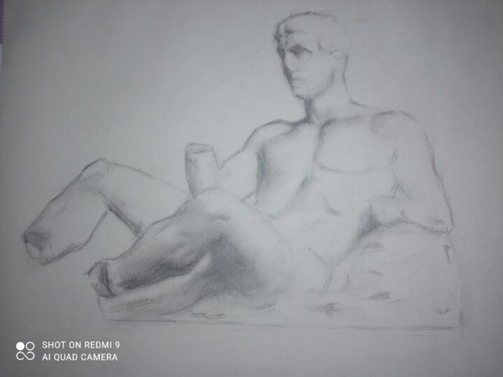 The new progress of the new drawing interpretation during the online drawing lesson I teach