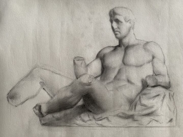 The new progress of the new drawing interpretation during the online drawing lesson I teach