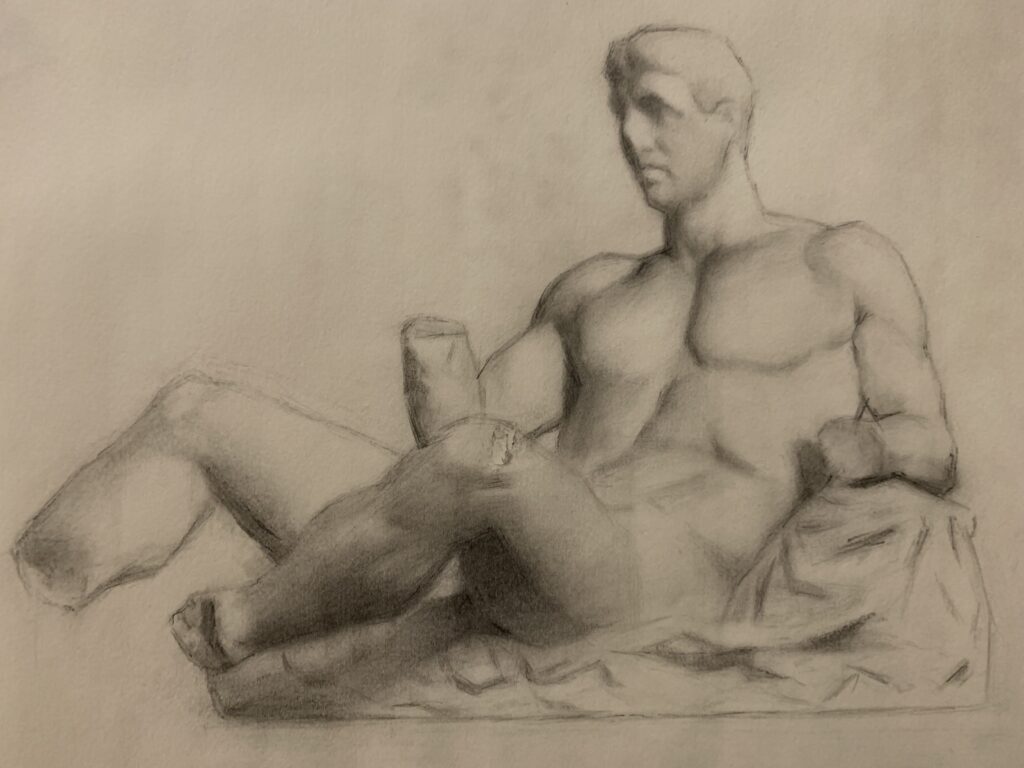 The new progress of the new drawing interpretation during the online drawing lesson I teach