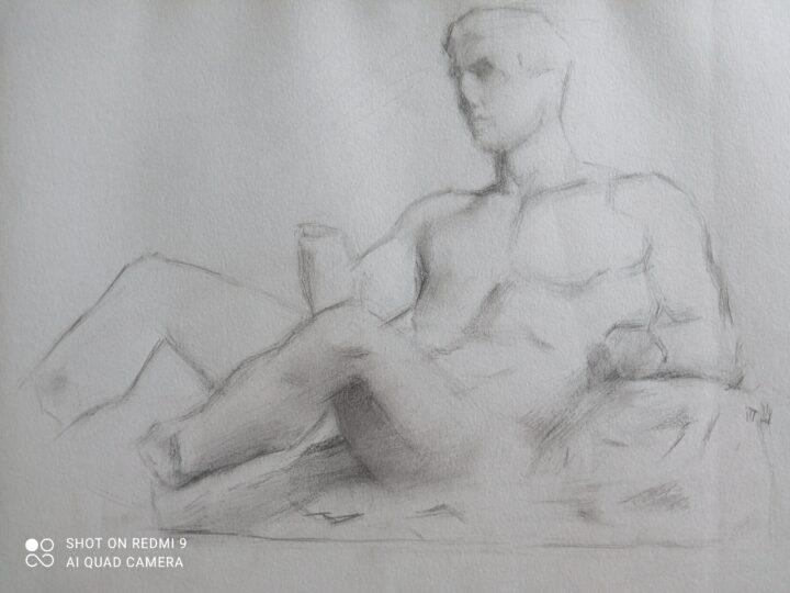 The new progress of the new drawing interpretation during the online drawing lesson I teach